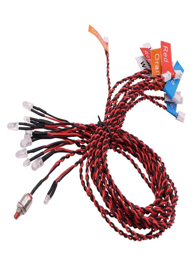 Treehobby Simulation of Flashing 12 LED Model car Lights 4 Operation Modes for 1/10 1/8 HSP Tamiya CC01 SCX10 rc Light kit Modified Remote Control Light Group - Image 2
